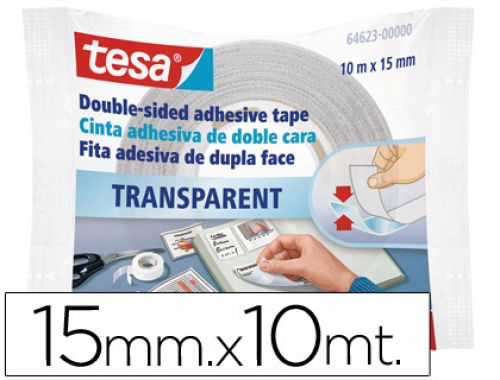 Fita dupla face tesa 10 mt x 15mm , Tesa , 49509 , 4042448901996